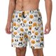 thumbnail image 1 of Balery Dog Faces Bañador para hombre, shorts de playa de secado rápido con entrepierna y forro de compresión-Medium, 1 of 6