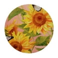 thumbnail image 2 of ONETECH  Sunflower Round Tablecloth for Indoor and Outdoor, Waterproof Table Cloth Cover Decorative for Kitchen Dining Table, Parties and ​Camping, 2 of 7