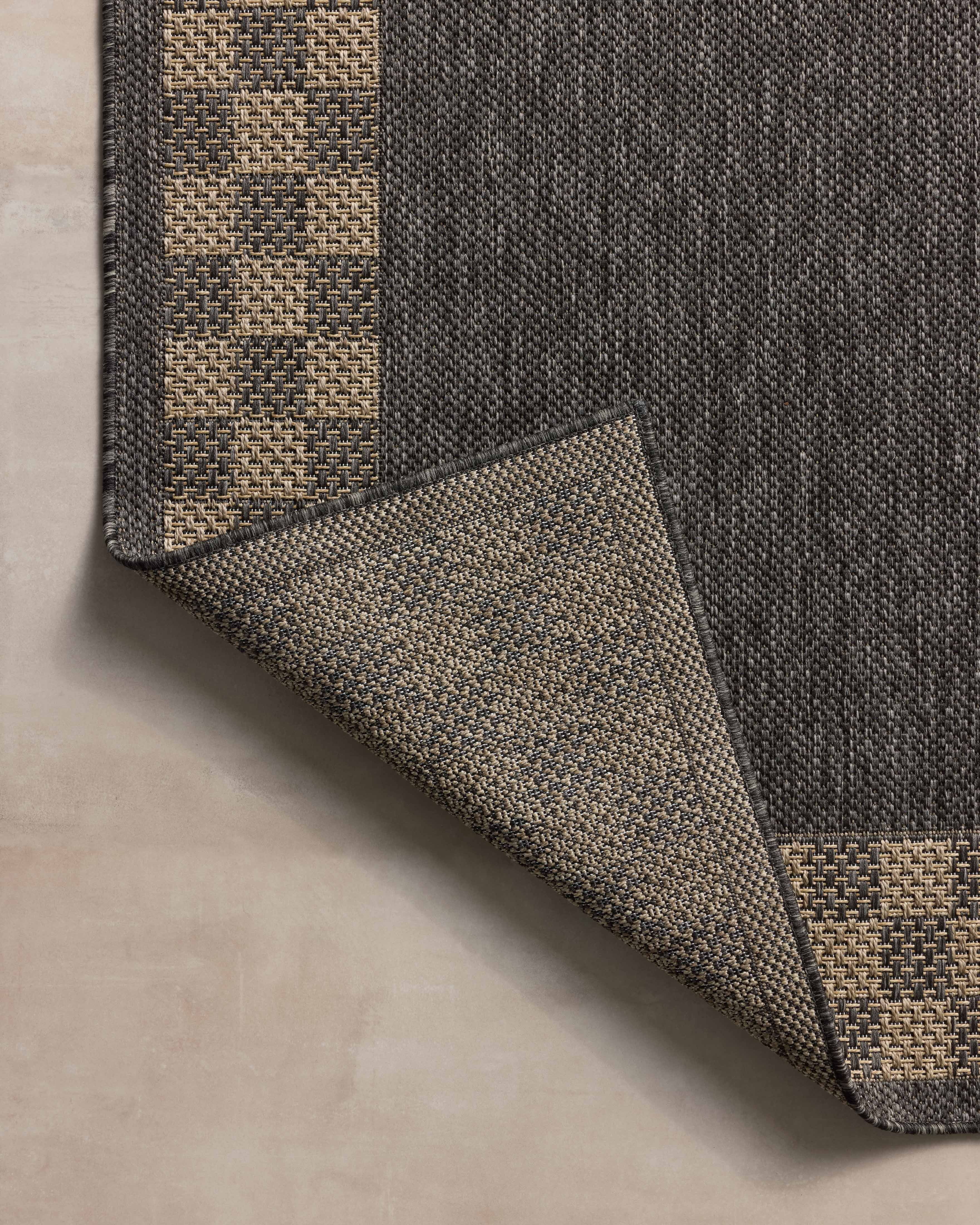 Chris Loves Julia x Loloi Providence Charcoal / Natural 2'-3" x 7'-7" Runner Rug