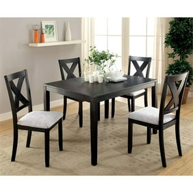 Furniture Of America Harcourt Transitional Wooden Slat Back Dining Chair Set Of 2 Walmart Com Walmart Com