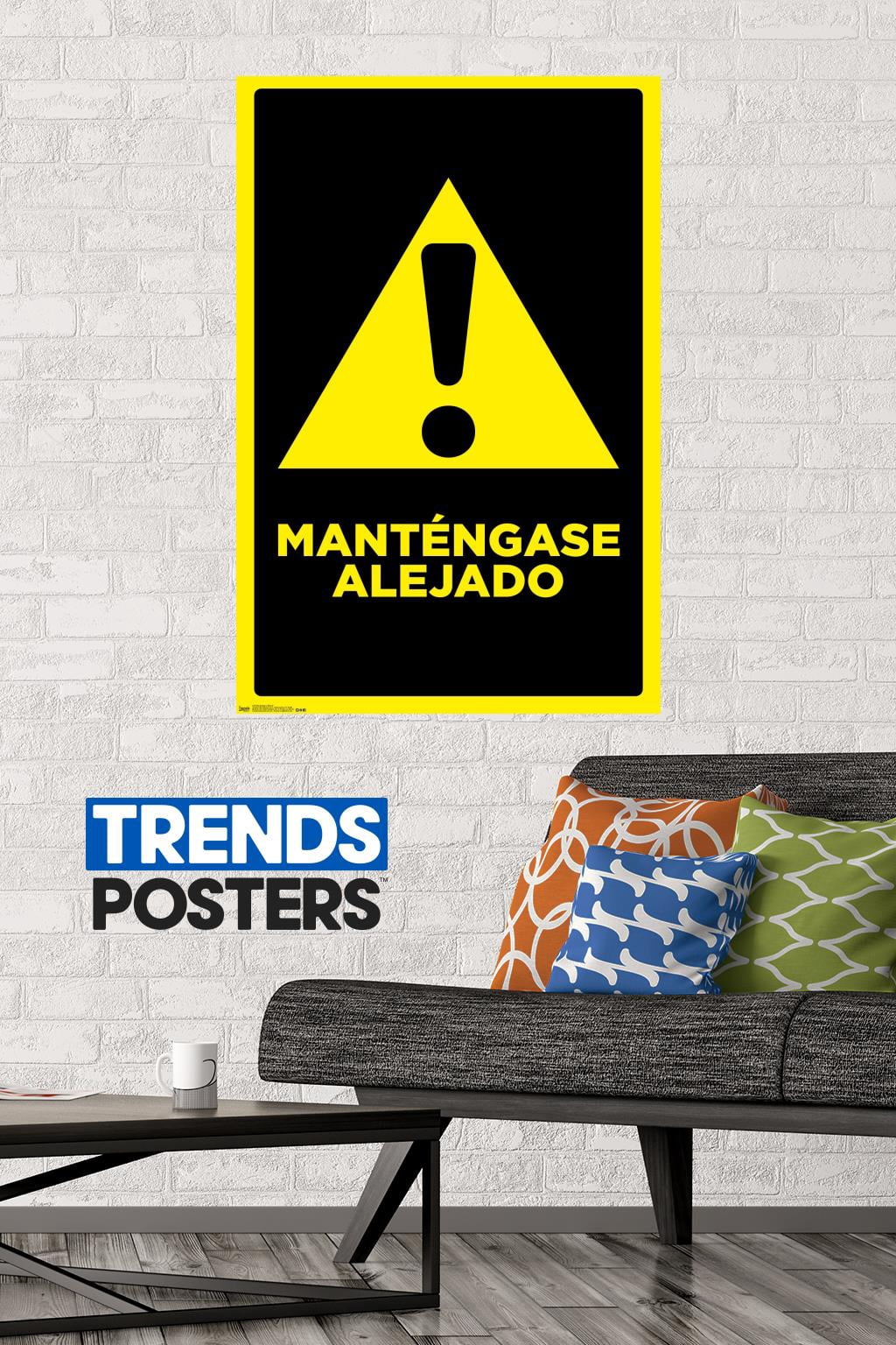 Mantengase Alejado (Keep Out) Wall Poster, 22.375" x 34"