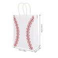 thumbnail image 2 of QUMIIRITY 12Ud Bolsa Portátil De Papel Con Béisbol Para Fiestas Deportivas Y Uso Reutilizable, 2 of 6