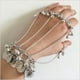 thumbnail image 2 of Vintage Boho Mujeres Esclavo Cadena Mano Arnés Anillos De, 2 of 5