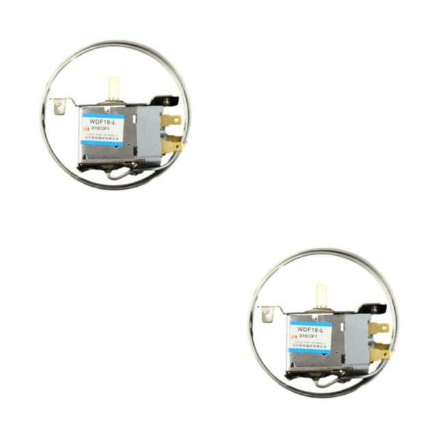 kurtrusly Wide Compatibility Universal Refrigerator Thermostat For Various Models Fridge Freezer Thermostat As Shown 2Set