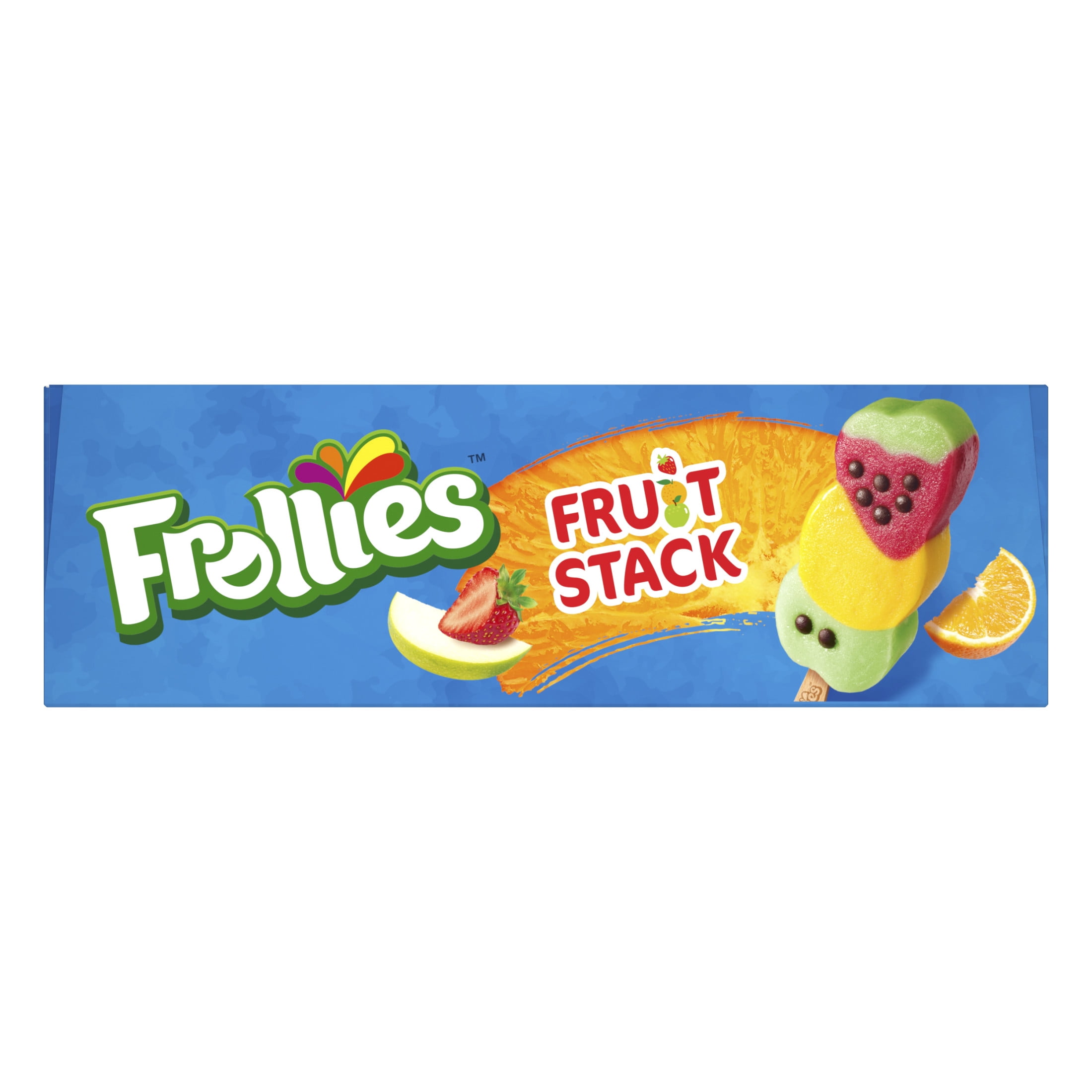 Frollies Fruit Stack Fruity Ice Pops 15 oz, 6 Count Cardboard Box Frozen