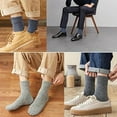 thumbnail image 2 of Cushioned Wool Socks Mens, 5 Pairs Hiking Thermal Warm Socks for Men Walking Super Soft Cozy Boot Socks, 2 of 6