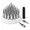 Silver-9/16"-18 32pcs, variant on 14mmx1.5 Spike Lug Nuts 32chrome M14x1.5 Nut 4.4 Inch Tall Closed End With 1 Socket Keypatible 1999-2026 Chevyado 1500 Gmc Sierra