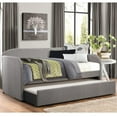 thumbnail image 2 of Pemberly Row Modern Upholstered Daybed with Trundle in Gray, 2 of 5