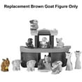 thumbnail image 5 of Replacement Part for Fisher-Price Little People Noah's Ark Playset - HNG03 ~ Replacement Brown Goat Figure ~ Works with Other Sets Too ~ Children's Bible Story Playset Figure, 5 of 6