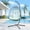 Blue, variant on Egg Chair with Stand Egg Chair Indoor Outdoor, Patio Swing Hammock Egg Chairs, UV Resistant Removable &Washable Thicken Padded Cushions, 350LBS Capacity for Bedroom, Balcony, Garden, Blue