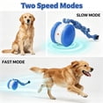 thumbnail image 2 of Interactive Dog Toy Ball with Rope, Automatic Jumping Chase Toy for Small and Large Dogs, Dual Speed Pet Teaser for Indoor Outdoor Play, 2 of 5