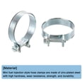 thumbnail image 4 of 10Pack Mini Fuel Line Pipe Hose Clamp Clip, Adjustable 32-34mm, Zinc Plated, 4 of 5