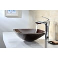 thumbnail image 4 of ANZZI Vonu 16.1" High Tempered Glass Vessel Bathroom Sink - Rich Timber, 4 of 6