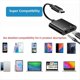 thumbnail image 4 of 4x Adaptador de Cargador y Auriculares USB C A 3,5 Mm, 2 en 1 para Galaxy S22/S21/S20/S20+ Ultra, Note 20/10, Pixel 6/5/4/3 XL (Negro), 4 of 5