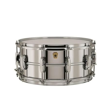 Ludwig Chrome-over-Brass Supraphonic Snare Drum - 6.5" x 14"
