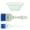 Blue, variant on MasteelfCA 1 set of Hair Dye Color Brushes and Bowl Set Hair Coloring Brush Mixing Bowl Kit