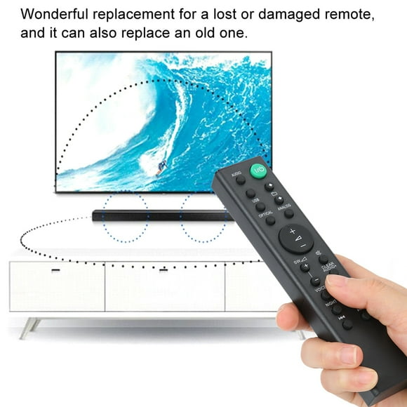 Control Remoto ANGGREK RMT-AH103U para TV con Sensación cómoda Reemplazo para Altavoz de Barra de Sonido