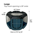 thumbnail image 2 of FurHaven Pet Products Mesh Open-Air Pet Playpen - Sailor Blue, Large, 2 of 10