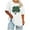 Z03 White, variant on Erwazi St Patricks Day Womens Plus Size T-Shirts Short Sleeve Summer Crewneck Tee Shamrock Funny Clover Graphic Tops