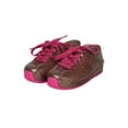 thumbnail image 5 of New Girl Mini Melissa Mini Love System PVC Perforated Lace Up Sneaker, 5 of 5