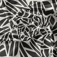 thumbnail image 5 of Ambesonne Lattice Valance Pack of 2, Simple Striped Leaf Motifs, 54"X18", Charcoal Grey Eggshell, 5 of 5