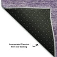 thumbnail image 3 of Addison Rugs Mayfield Washable Transitional Modern Purple Rectangle Rug, 1'8" x 2'6", 3 of 5