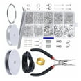 thumbnail image 1 of Jewelry Making Clasp Kit,10 Grids Jewelry Making Jewelry Making Accessories Rings Jewelry Making Kit Future-Proof Design, 1 of 12
