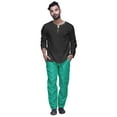 thumbnail image 2 of Atasi Men Solid Dupion Ready Made Pajama Ethnic Wear Adjustable Elastic Pants, 2 of 5