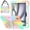 Colorful, variant on For iPad A16 11th 10th Generation 2025/2022 Case, Rugged Hybrid Cover with Butterfly Wings Hidden Kickstand Pencil Holder Adjustable Shoulder Strap Drop Resistant Anti-Scratch Fashion Case,Colorful