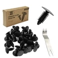 thumbnail image 1 of KiMing 100PcS Plastic Rivets 64mm Push Rivets Bumper Fastener Fender Rivets clips Vehicle Push clips Auto Body Retainer clips Fasteners Remover Tool, 1 of 1