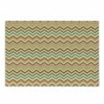 thumbnail image 1 of Aztec Cutting Board, Earth Tones Folk Chevron Retro Culture Hippie Bohemian Stripes, Decorative Tempered Glass Cutting and Serving Board, Small Size, Multicolor, by Ambesonne, 1 of 1