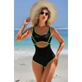 thumbnail image 5 of Beautyin Sexy Monokini Swimwear One Piece Swimsuit Women Chest Hollowing U Collar Bathing Suit, 5 of 7