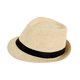 thumbnail image 4 of Sombrero Panamá para hombre y mujer, informal, de verano, para acampar, playa, mochileros, viajes cortos. Amarillo, 4 of 9