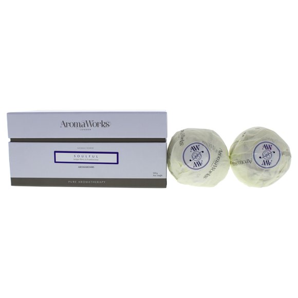 Soulful AromaBomb Duo par Aromaworks pour Unisexe - 2 x 8.81 oz Savon en Barre