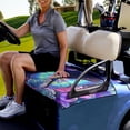 thumbnail image 3 of Xoenoiee Floral Butterfly Pattern Universal Fit Golf Cart Seat Cover for Most 2 Passenger Club Car Lightweight Soft Breathable Fabric Golf Cart Seat Towel Protector, 3 of 5
