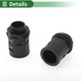 thumbnail image 6 of M20x1.5 Cable Glands 18.5mm / 0.73" Bellows Quick Connector Straight PA6 Nylon Black 2 Pcs, 6 of 7