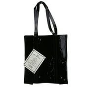 K-Cliffs Unisex Heavy Duty Clear Tote Bag Durable 0.5mm Vinyl Bag Hot Pink,  Travel, Shopping. 