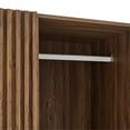 thumbnail image 3 of Pemberly Row Garde-Robe Contemporaine en Bois, Fini Noyer, 3 of 11