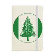 Norfolk Island National Emblem Notebook Official Fabric Hard Cover Classic Journal Diary