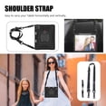 thumbnail image 6 of For iPad Pro 12.9 inch 2022/2021/2020/2018 Case, 360 Rotatable Handle Stand, Shoulder Strap, Drop-Proof Design, Black, 6 of 7
