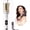 White, variant on 1 Inch Curling Iron Automatic Rotating Long Hair Curler with Digital Display Beach-Waves Curling Wand with 6 Temp, 500 Million Ionic, 100-240v Voltage & Lightweight for Travel (White)