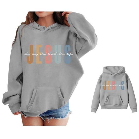 Boys Hoodies Kids City Name Letter Print Grey Hoodies Long Sleeve Pullover Hoodie Sweatshirt Winter Clothes Girls 4T Clothes