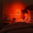 thumbnail image 5 of 2 Pcs Red LED Plug In Night Light with Sliding Dimmer, 5 of 7