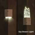 thumbnail image 4 of FSLiving Intelligent Motion Sensor Cordless Battery-Powered LED Night Light Support Auto On Off Closet Lights Safe Lights for Stairs Hallway Bathroom Kitchen Cabinet No Drilling,Warm White - 1 Pack, 4 of 5