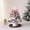 35cm Flocking Snow Tree Pink, variant on PE Flocked White Mini Christmas Tree Kit: Add a Touch of Magic to Your Holiday Decor.