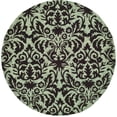 thumbnail image 2 of Safavieh Chelsea Jackalyn Geometric Area Rug, Sage/Chocolate, 3' x 3' Round, 2 of 8