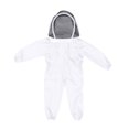 thumbnail image 6 of SNKSDGM Kids Full Body Beekeeping Suit with Mesh , Zip Up Multi Pocket Protective Coverall for 7-12 Years Old WH1 7-9Years, 6 of 6