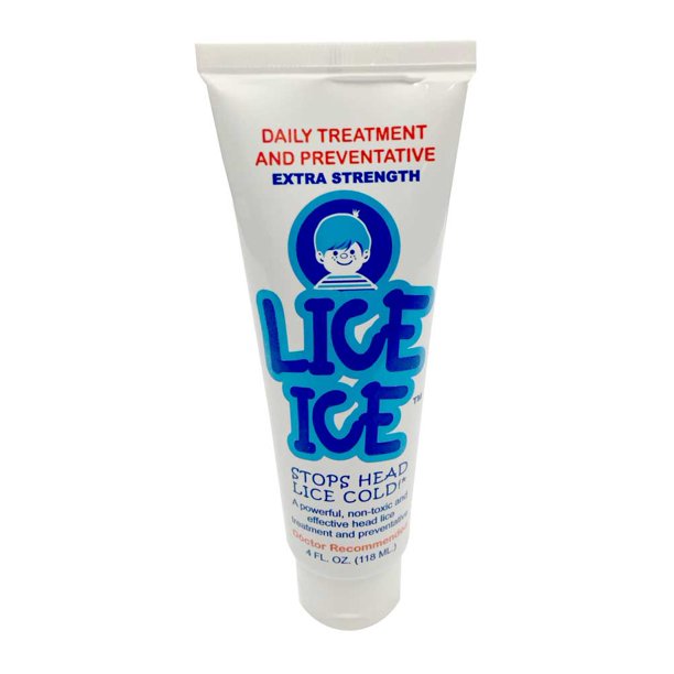 Lice Ice Head Lice Treatment Hair Gel, Scabies. LiceIce-4Oz. - Walmart.com
