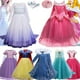 thumbnail image 2 of Disfraz de Elsa para niñas, vestido de princesa para Halloween, Bella Durmiente, Blancanieves, disfraces de carnaval, fiesta de Pascua Fivean unisex, 2 of 2