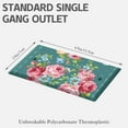 thumbnail image 2 of Pioneer Floral Cover Wall Plate,Size 1-Gang 4.50" x 2.8",Polycarbonate Thermoplastic,Home Decor for Kitchen Living Room Bedroom Decorate, 2 of 6